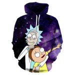 Rick and Morty 3D Print Hoodie