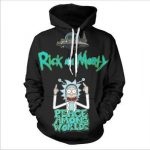 Rick and Morty 3D Print Unisex Sweatshirt Hoodie
