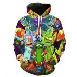 Rick and morty 3D Printed Hoodies