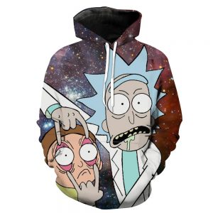 Rick and Morty Hoodie - Rick and Morty Eyes Clothes