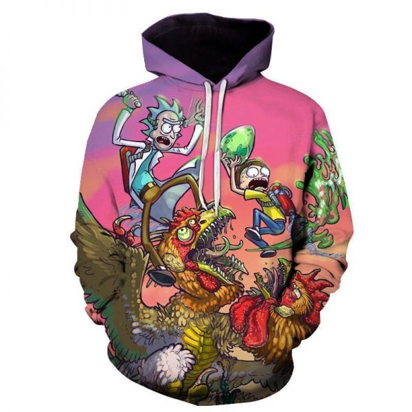 Rick and Morty Hoodie Sweatshirt