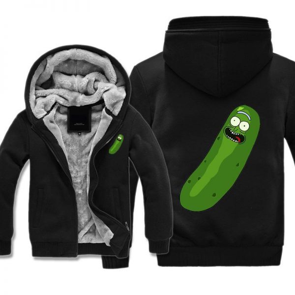 Rick and Morty Jackets -  Pickle Rick Fleece Jacket