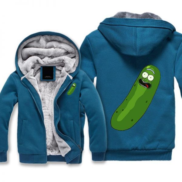 Rick and Morty Jackets -  Pickle Rick Fleece Jacket
