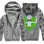 Rick and Morty Jackets - Rick and Morty Anime Series Rick Sign Super Cool Fleece Jacket