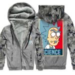 Rick and Morty Jackets - Rick and Morty Series Rick and Morty Camouflage Clothing Fleece Jacket