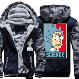 Rick and Morty Jackets - Rick and Morty Series Rick and Morty Camouflage Clothing Fleece Jacket