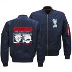 Rick and Morty Jackets - Solid Color Rick and Morty Anime Super Funny Flight Suit Fleece Jacket