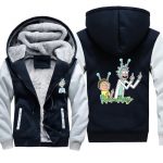 Rick and Morty Jackets - Solid Color Rick and Morty Cartoon Funny Fleece Jacket