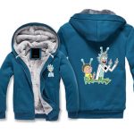 Rick and Morty Jackets - Solid Color Rick and Morty Cartoon Funny Fleece Jacket
