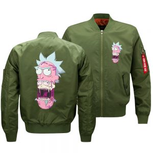 Rick and Morty Jackets - Solid Color Rick and Morty Cartoon Icon Series Cute Fleece Jacket