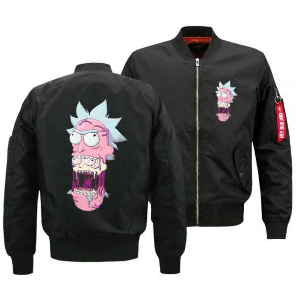 Rick and Morty Jackets - Solid Color Rick and Morty Cartoon Icon Series Cute Fleece Jacket