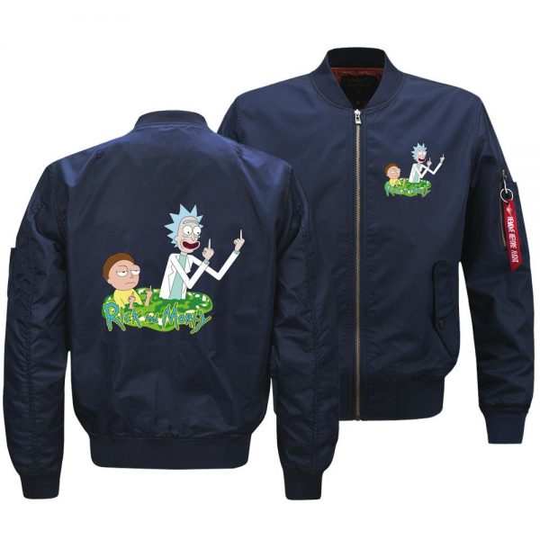 Rick and Morty Jackets - Solid Color Rick and Morty Cartoon Series Super Funny Fleece Jacket