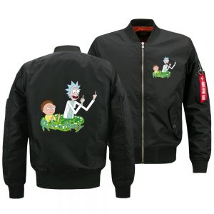 Rick and Morty Jackets - Solid Color Rick and Morty Cartoon Series Super Funny Fleece Jacket
