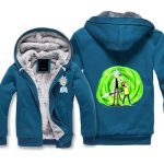 Rick and Morty Jackets - Solid Color Rick and Morty Icon Series Fleece Jacket