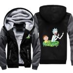 Rick and Morty Jackets - Solid Color Rick and Morty Series Cartoon Funny Fleece Jacket
