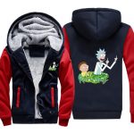 Rick and Morty Jackets - Solid Color Rick and Morty Series Cartoon Funny Fleece Jacket