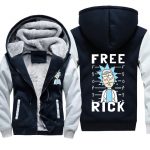 Rick and Morty Jackets - Solid Color Rick and Morty Series Kpop Cartoon Cute Fleece Jacket