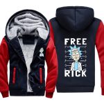 Rick and Morty Jackets - Solid Color Rick and Morty Series Kpop Cartoon Cute Fleece Jacket