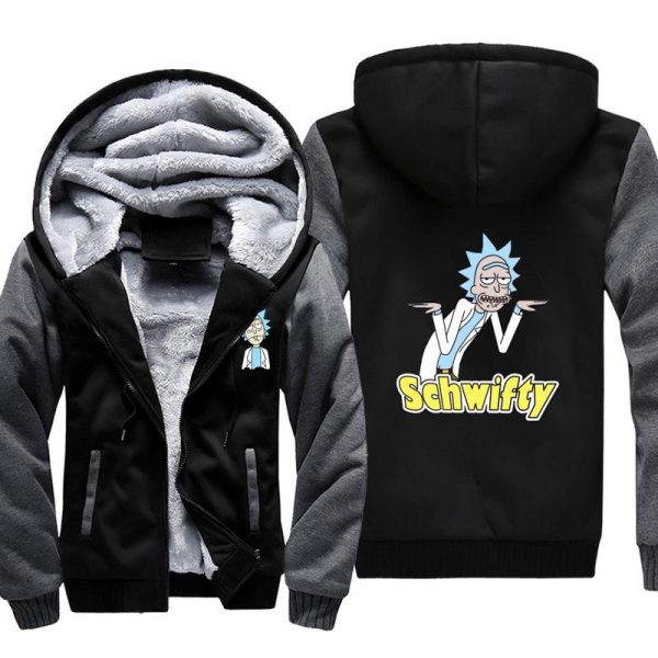 Rick and Morty Jackets - Solid Color Rick and Morty Series schwifty boy Cute Fleece Jacket