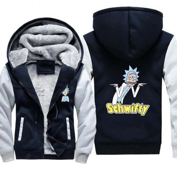 Rick and Morty Jackets - Solid Color Rick and Morty Series schwifty boy Cute Fleece Jacket