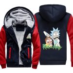 Rick and Morty Jackets - Solid Color Rick and Morty Series Spoof Cute Fleece Jacket