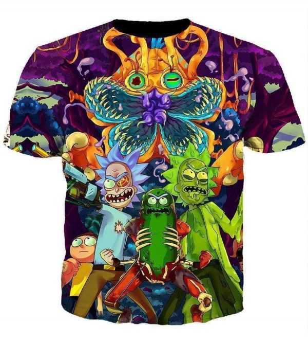 Rick and Morty Pickle Rick Hoodies - Pullover Colorful Hoodie