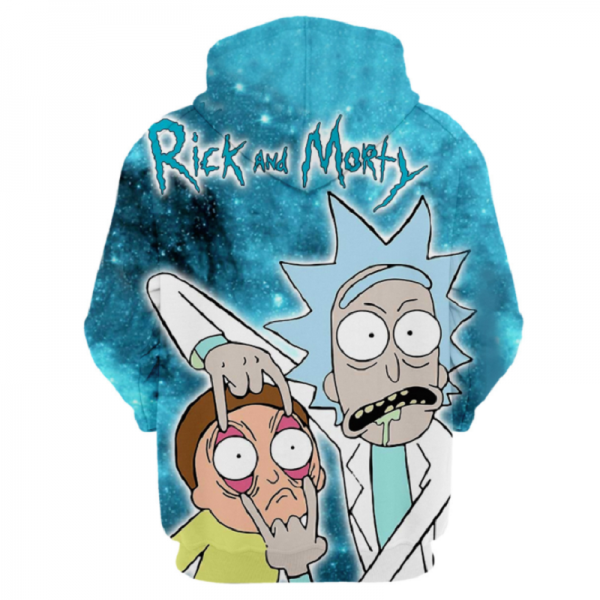 Rick and Morty Pullover Hoodie