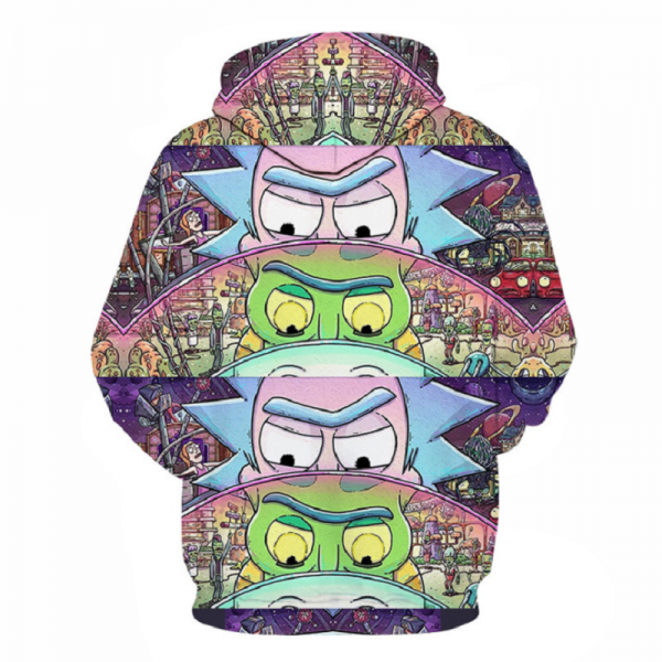 Rick and Morty Pullover Hoodie