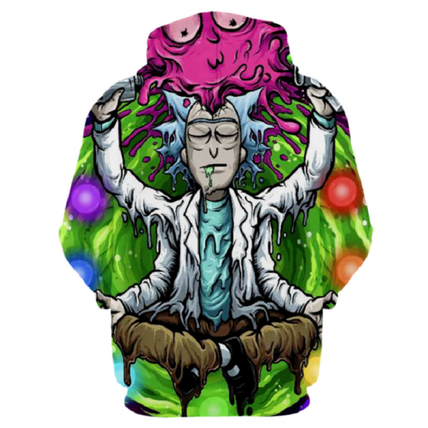Rick and Morty Pullover Hoodie