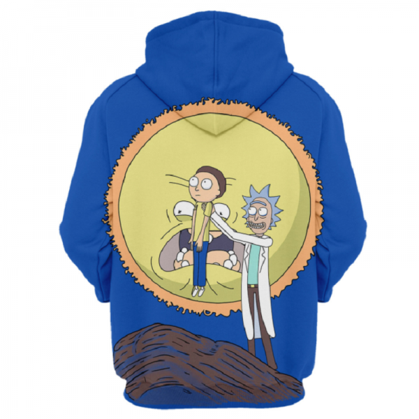 Rick and Morty Pullover Hoodie