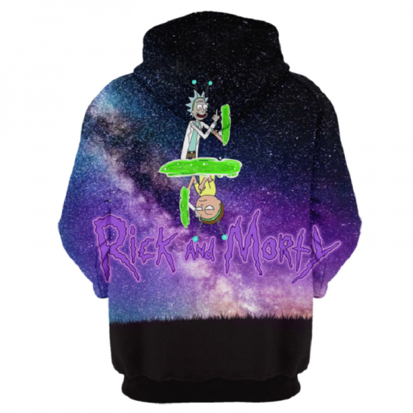 Rick and Morty Pullover Hoodie
