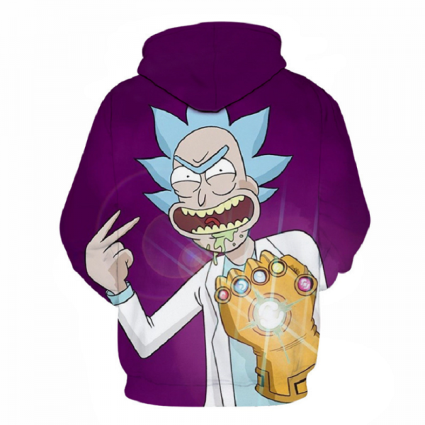 Rick and Morty Pullover Hoodie