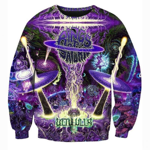 Rings of Saturn Hoodies - Pullover Purple Hoodie
