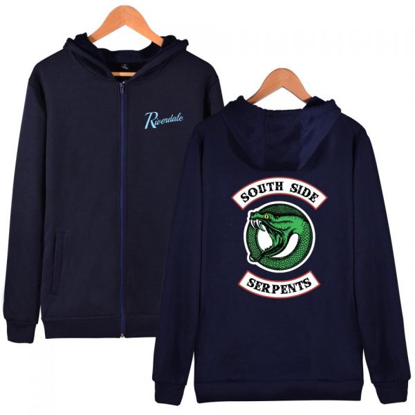 Riverdale Hoodies - Riverdale Southside Serpents Cool Zip Up Hoodie