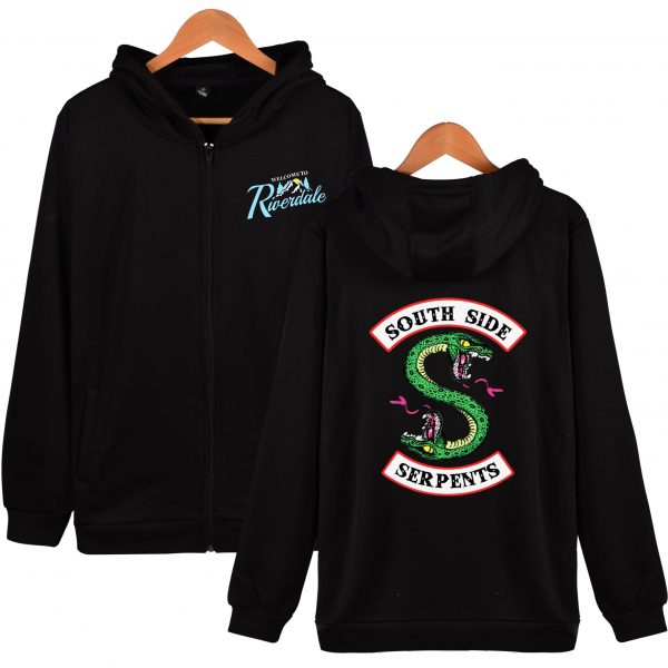 Riverdale Hoodies - Riverdale Super Cool Logo Icon Zip Up Hoodie
