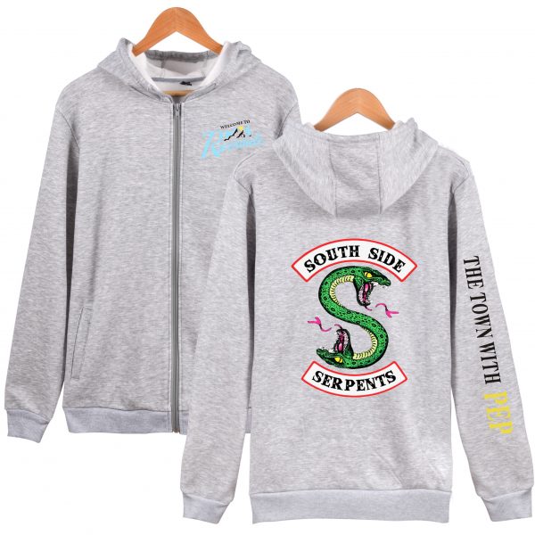 Riverdale Hoodies - Riverdale Super Cool Logo Icon Zip Up Hoodie