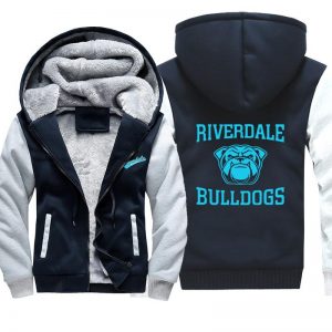 Riverdale Jackets - Solid Color Riverdale Bulldogs Fleece Jacket