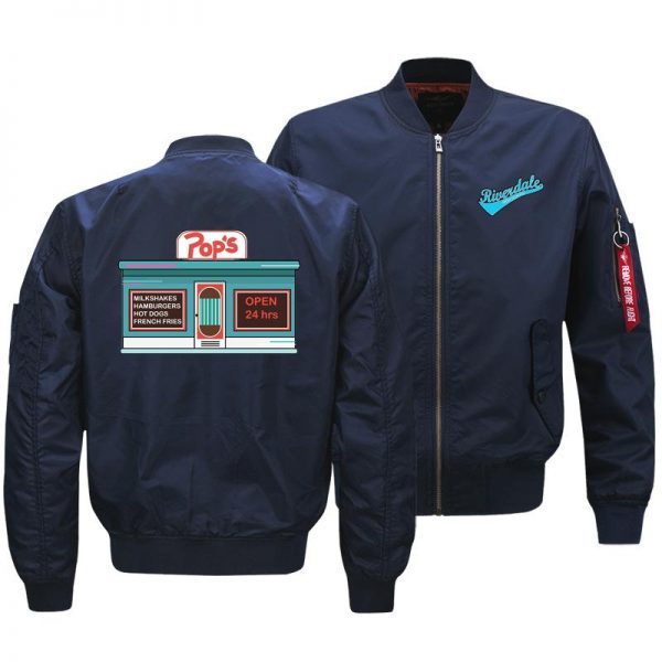 Riverdale Jackets - Solid Color Riverdale Pops Riverdale Logo Icon Fleece Jacket