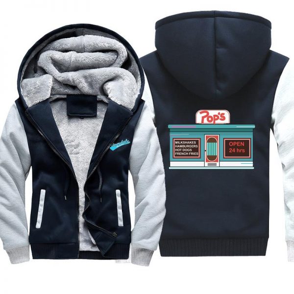 Riverdale Jackets - Solid Color Riverdale Pops Riverdale Super Cool Fleece Jacket
