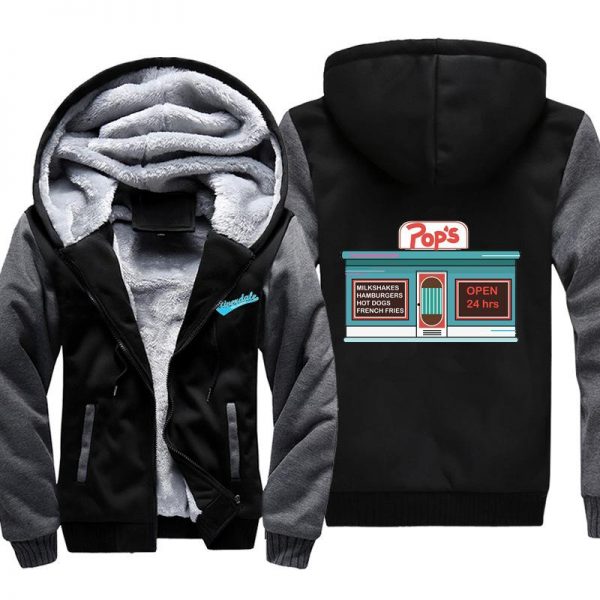 Riverdale Jackets - Solid Color Riverdale Pops Riverdale Super Cool Fleece Jacket