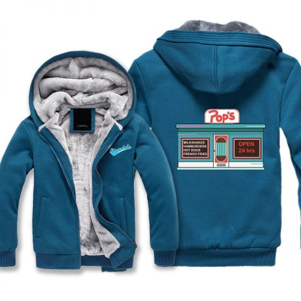 Riverdale Jackets - Solid Color Riverdale Pops Riverdale Super Cool Fleece Jacket