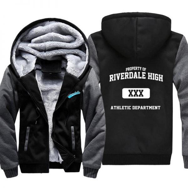 Riverdale Jackets - Solid Color Riverdale Series Athletic Department Fleece Jacket