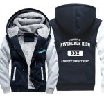 Riverdale Jackets - Solid Color Riverdale Series Athletic Department Fleece Jacket