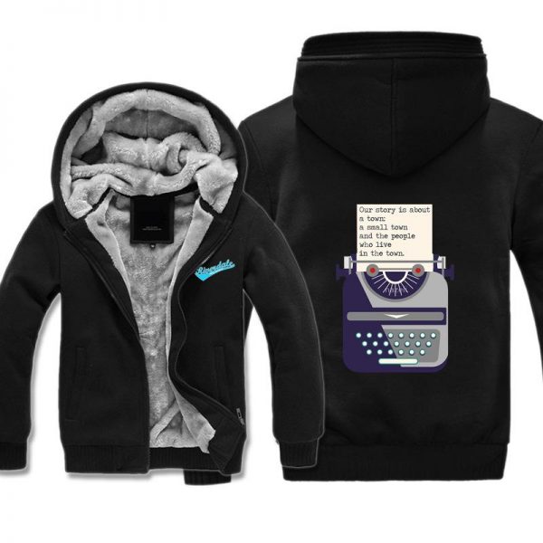 Riverdale Jackets - Solid Color Riverdale Series Icon Fleece Jacket