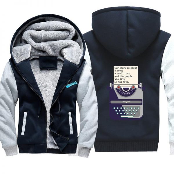 Riverdale Jackets - Solid Color Riverdale Series Icon Fleece Jacket