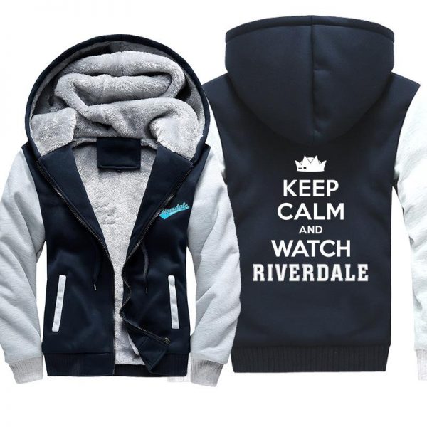 Riverdale Jackets - Solid Color Riverdale TV Series Fleece Jacket