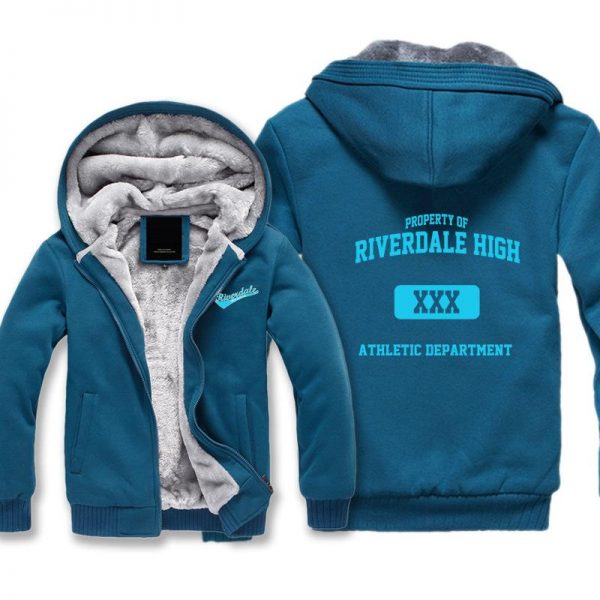 Riverdale Jackets - Solid Color Riverdale XXX Icon Super Cool Fleece Jacket