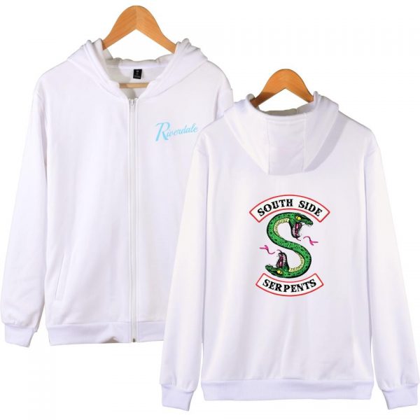 Riverdale Zip Up Hoodies - Riverdale TV Season One Super Cool Serpents Zip Up Hoodie
