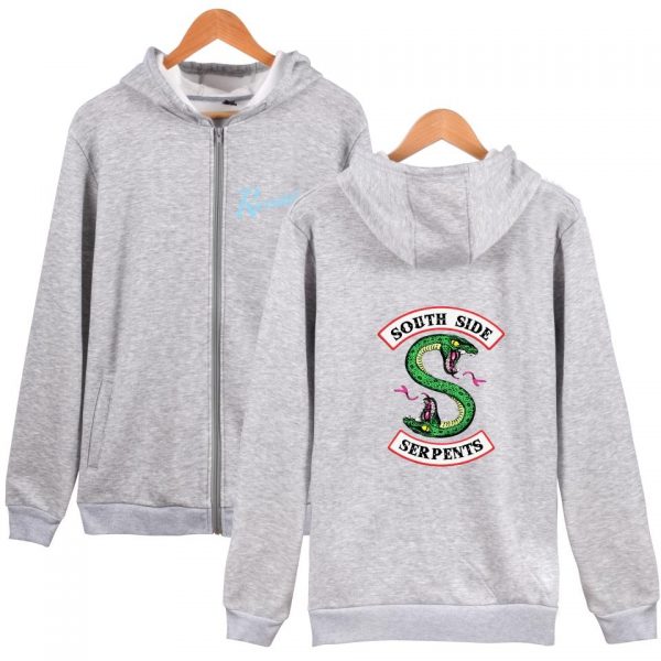 Riverdale Zip Up Hoodies - Riverdale TV Season One Super Cool Serpents Zip Up Hoodie