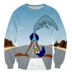 Road Runner & Wile E Coyote Cartton 3D Printed Hoodies